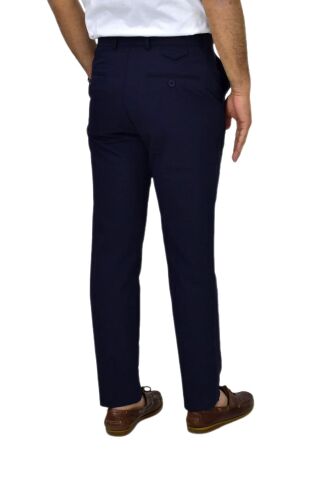 Erkek Likralı Spor Kumaş Pantolon 1998 BGL-ST04424 LACİVERT - 36