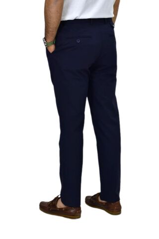 Erkek Likralı Spor Kumaş Pantolon 1998 BGL-ST04424 LACİVERT - 36