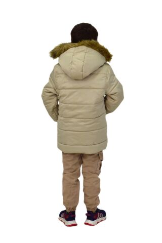 Erkek Çocuk Kapüşonlu Mont BS-2014 TAŞ - 10 YAŞ