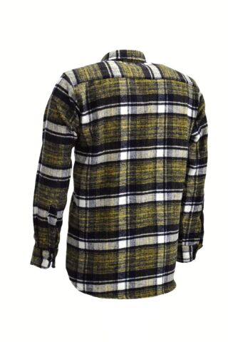 Erkek Çift Cepli Kapaklı Regular Fit Oduncu Gömlek BGL-ST03255 LACİVERT - S