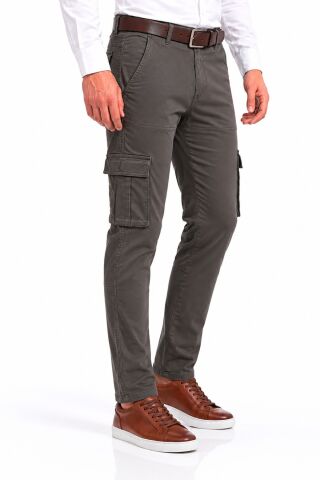 Erkek Kanvas Kargo Cepli Pantolon BGL-ST05470 GRİ - 32