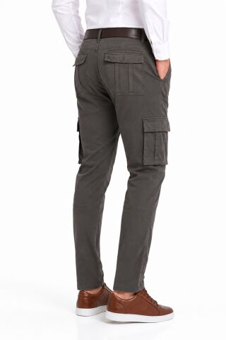 Erkek Kanvas Kargo Cepli Pantolon BGL-ST05470 GRİ - 32