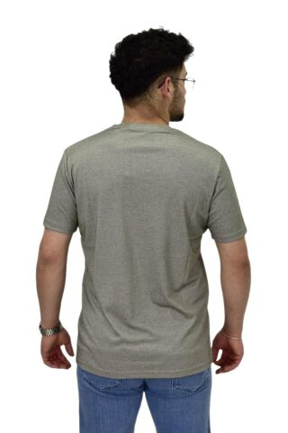 Erkek Sıfıryaka Düz Merserize Tişört T6034 BGL-ST04527 HAKİ - L