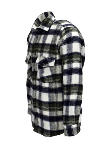 Erkek Çift Cepli Kapaklı Regular Fit Oduncu Gömlek BGL-ST03256
