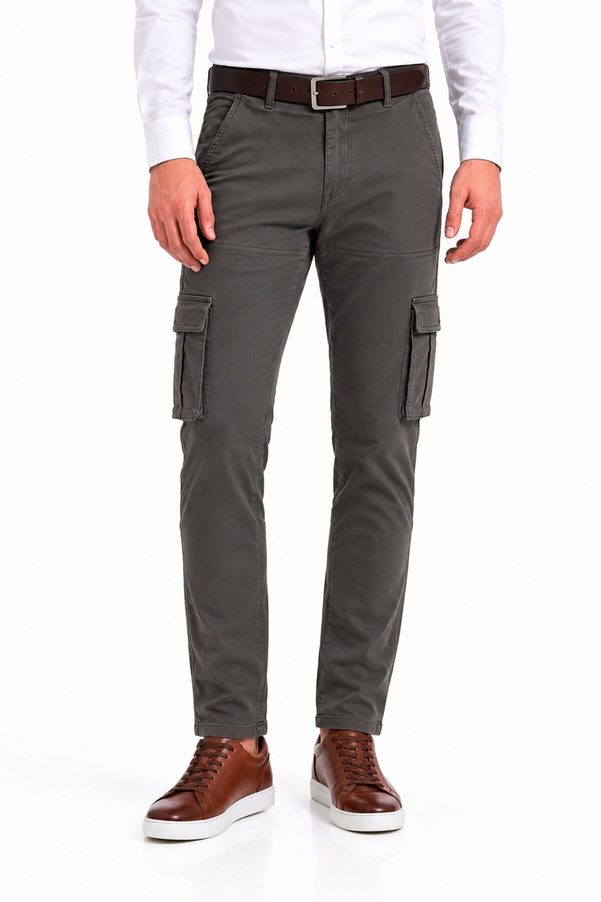 Erkek Kanvas Kargo Cepli Pantolon BGL-ST05470 GRİ - 33/34