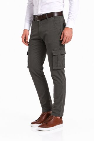 Erkek Kanvas Kargo Cepli Pantolon BGL-ST05470 GRİ - 33/34