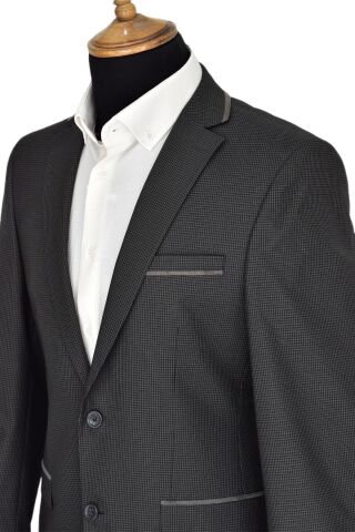 Erkek Biyeli Takım Elbise MC-6003-3013 FÜME - 48