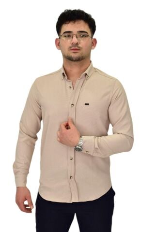 Erkek Likralı Spor Silim Fit Gömlek BGL-ST04327
