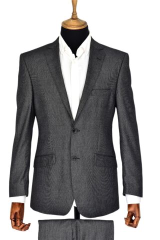 Erkek Füme Takım Elbise SR-5118-04 FÜME - 46