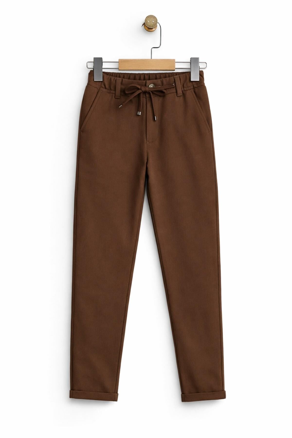 Erkek Çocuk Jogger Pantolon BGL-ST05215 A.KAHVE - 7 YAŞ