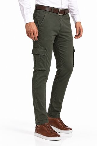 Erkek Kanvas Kargo Cepli Pantolon BGL-ST05470 HAKİ - 38