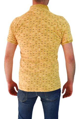 Erkek Polo Yaka Tişört 4224 SARI - S