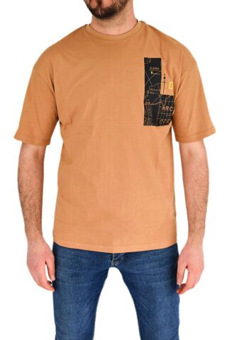 Erkek Oversize Tişört T838 BGL-ST01823
