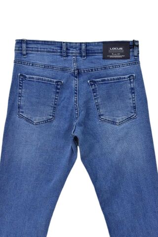 Erkek Jeans Pantolon Silim Fitt 310 BGL-ST03839 PETROL - 31/32