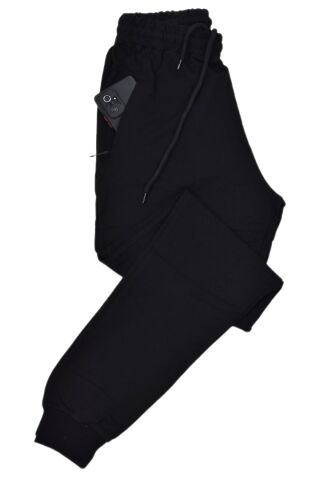 Erkek Eşofman Altı Paça Manşetli 040 BGL-ST03927 SİYAH - XL