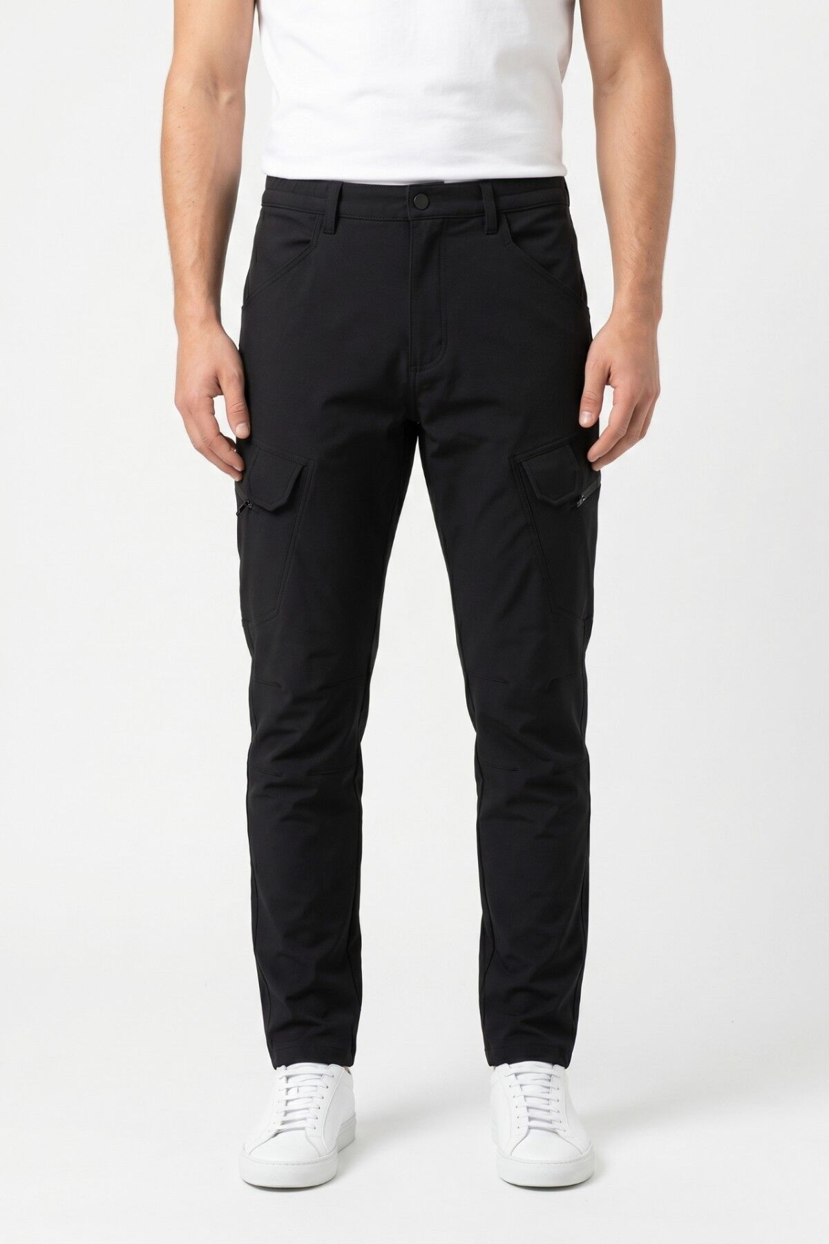 Erkek Yazlık Lastikli Taktik Pantolon BGL-ST05349 SİYAH - XL