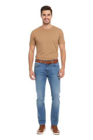 Erkek Büyük Beden Regular Kalıp Jeans Pantolon 320 BGL-ST05159