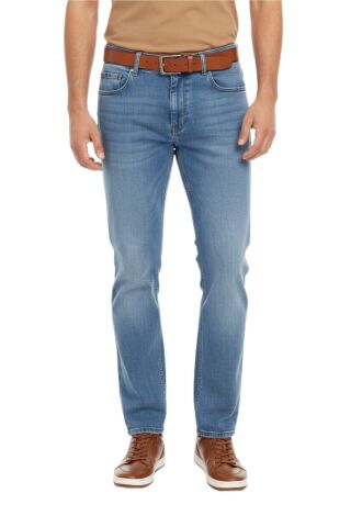 Erkek Büyük Beden Regular Kalıp Jeans Pantolon 320 BGL-ST05159