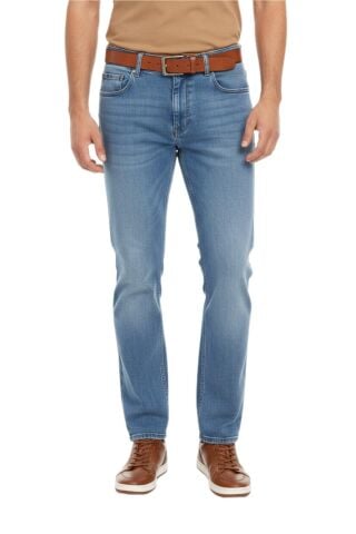 Erkek Büyük Beden Regular Kalıp Jeans Pantolon 320 BGL-ST05159