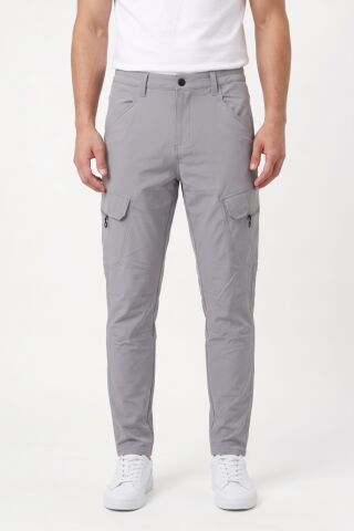 Erkek Yazlık Lastikli Taktik Pantolon BGL-ST05349 TAŞ - 2XL