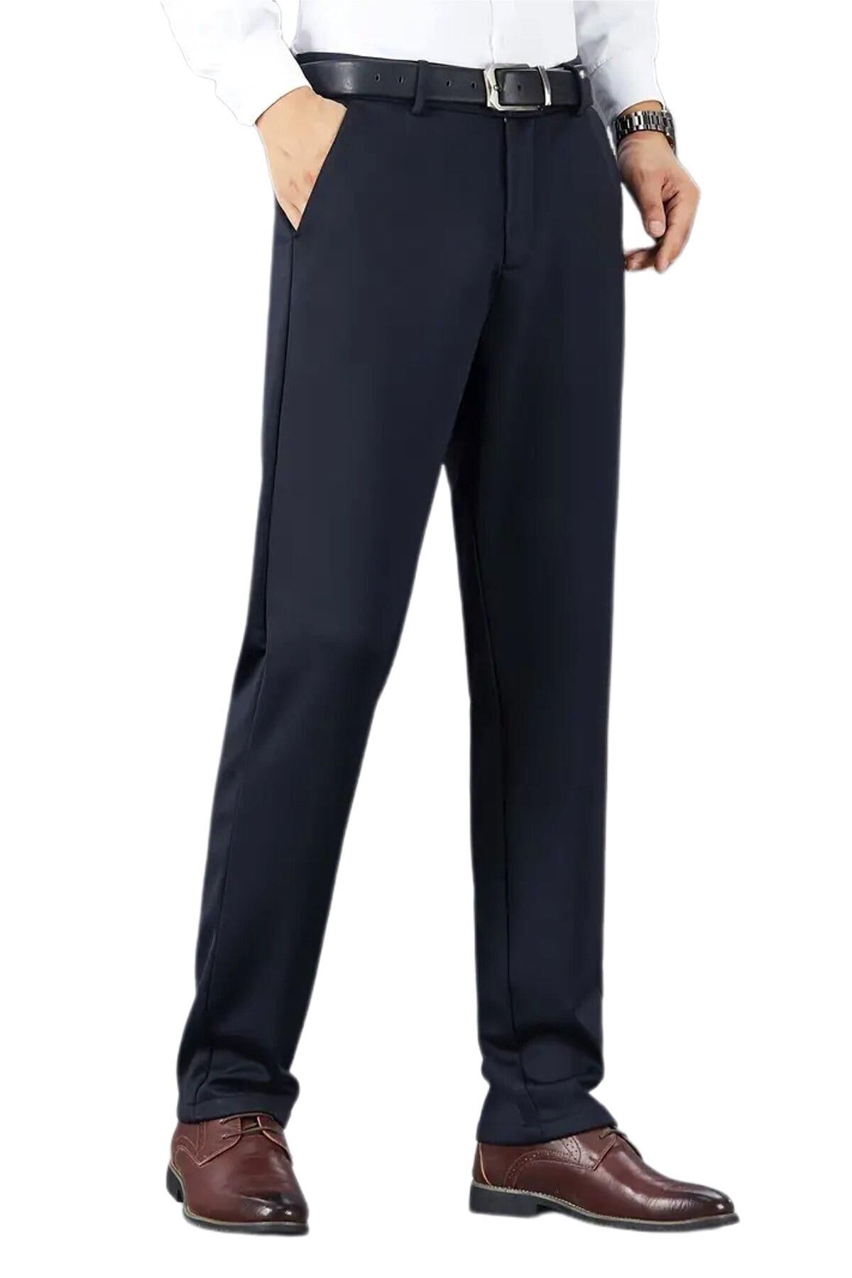 Erkek Kumaş Pantolon Regular Fit BGL-ST03964 LACİVERT - 40