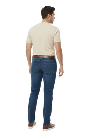 Erkek Büyük Beden Regular Kalıp Jeans Pantolon 320 BGL-ST05159 İNDİGO - 46