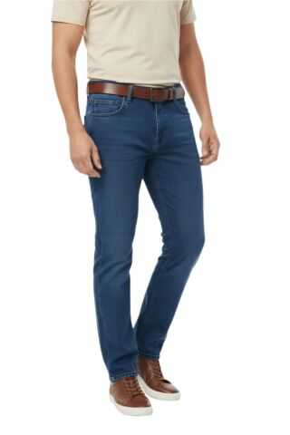 Erkek Büyük Beden Regular Kalıp Jeans Pantolon 320 BGL-ST05159 İNDİGO - 48