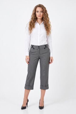 Kadın Bermuda Duble Paça Pantolon BGL-00009515