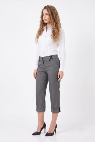 Kadın Bermuda Duble Paça Pantolon BGL-00009515