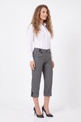 Kadın Bermuda Duble Paça Pantolon BGL-00009515