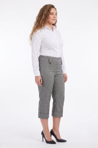 Kadın Bermuda Duble Paça Pantolon BGL-ST05669
