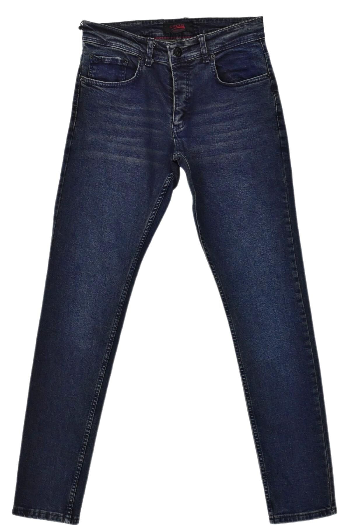 Erkek Jeans Pantolon Silim Fitt 310 BGL-ST03839 PETROL - 31/32