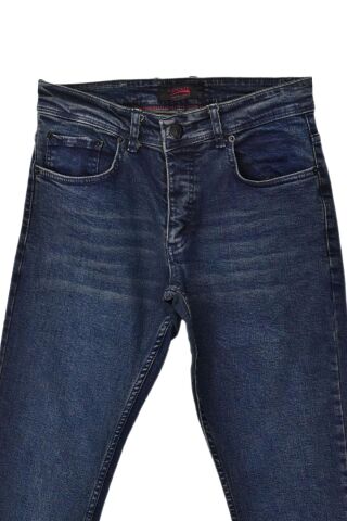 Erkek Jeans Pantolon Silim Fitt 310 BGL-ST03839 PETROL - 31/32