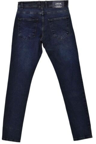 Erkek Jeans Pantolon Silim Fitt 310 BGL-ST03839 PETROL - 31/32