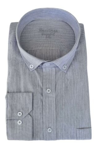 Erkek Büyük Beden Silim Fit Uzun Kol Gömlek BGL-ST03069