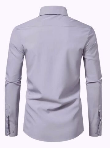Erkek Slim Fitt Uzun Kol Gömlek 2290 BGL-ST04378 SİYAH - S