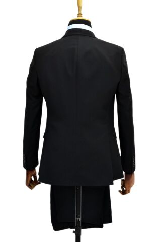 Erkek Siyah Silim Fit Takım Elbise BGL-ST02034 SİYAH - 56