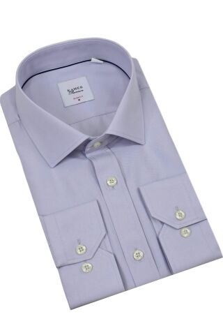 Erkek Slim Fitt Uzun Kol Gömlek 2290 BGL-ST04378 A.GRİ - S