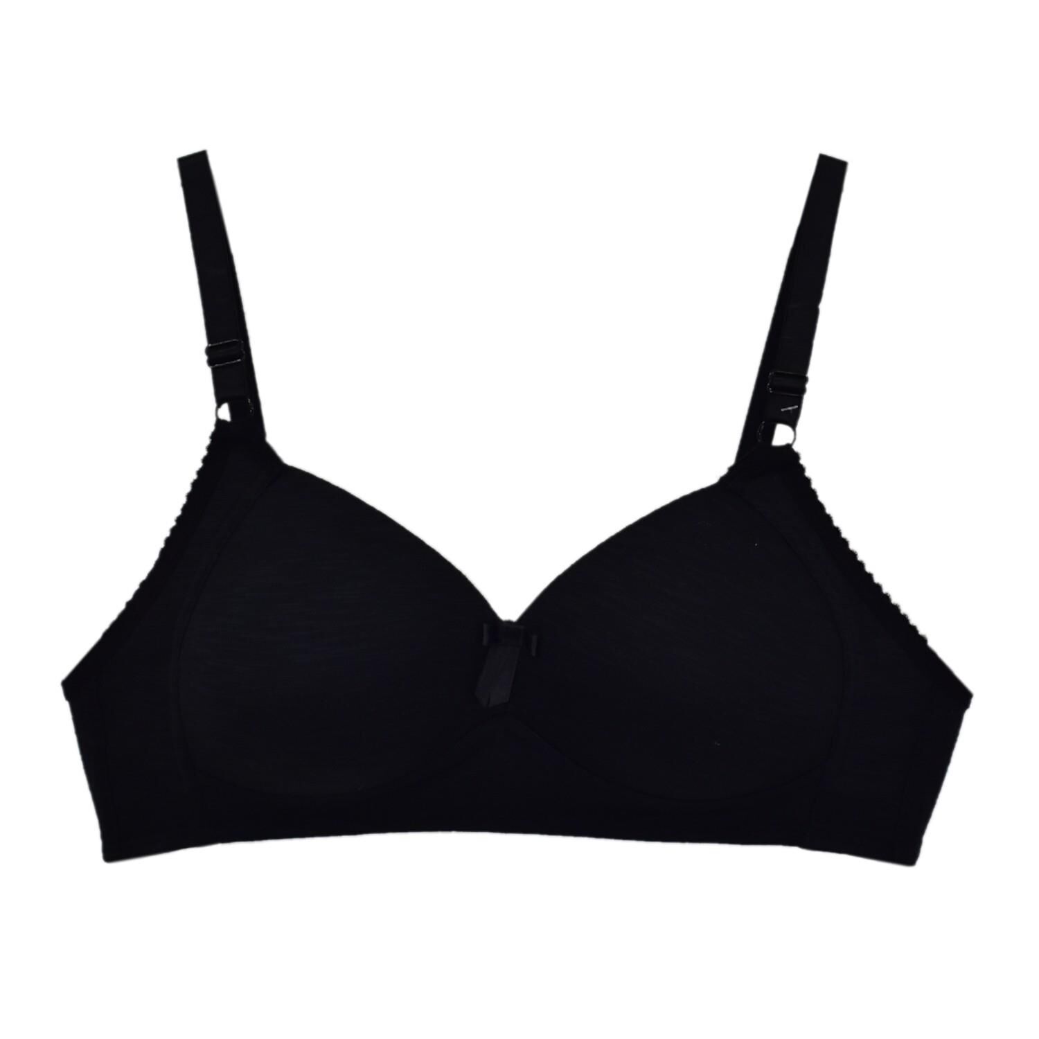 Kadın Silikonlu Jakarlı Sütyen B Cup ER5140-C BGL-ST04348 SİYAH - 85 C