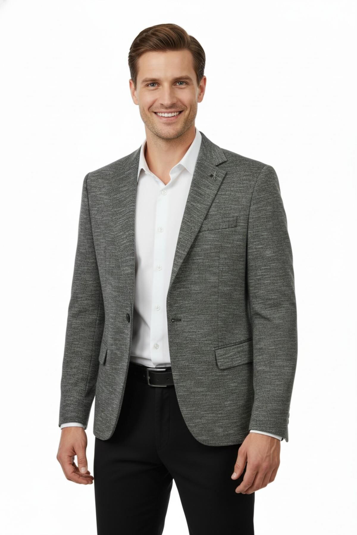 Erkek Tek Spor Ceket Çift Yırtmaçlı BGL-ST04981 HAKİ - 46