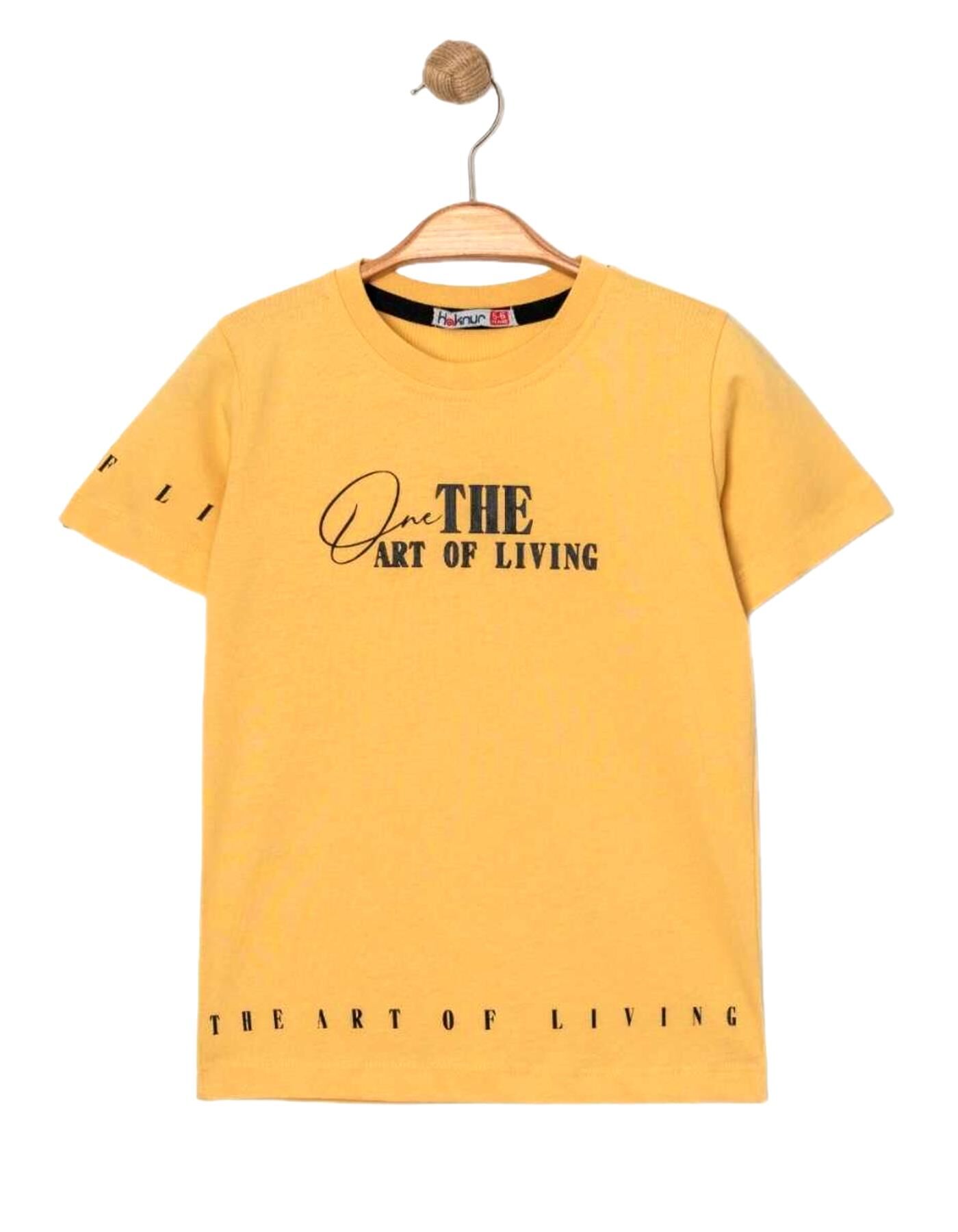 Erkek Çocuk The Art Of Lıvıng Baskılı Tişört BGL-ST04454