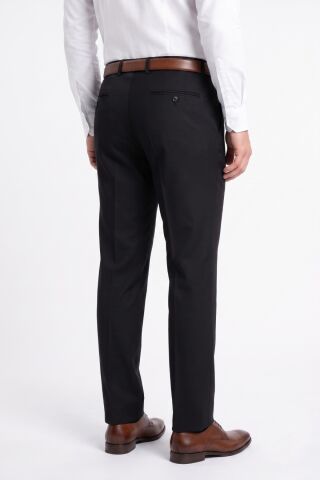 Erkek Klasik Pilesiz  Kumaş Pantolon P1175 BGL-ST05614 SİYAH - 54