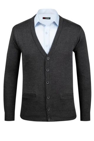 Erkek V Yaka Triko Hırka Düğmeli 4241M BGL-ST04560