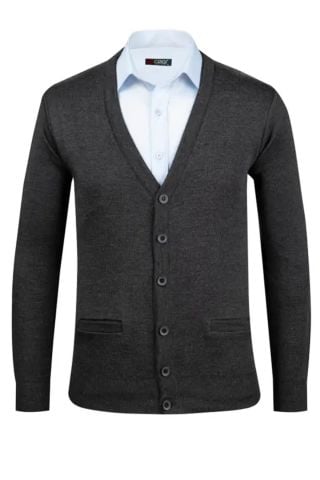 Erkek V Yaka Triko Hırka Düğmeli 4241M BGL-ST04560