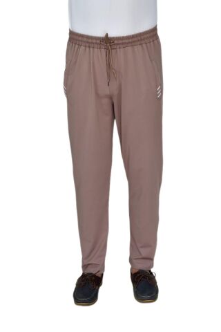 Erkek Rahat Kesim Düz Paça Dalgıç Kumaş Eşofman Altı BGL-ST04612 BEJ - L