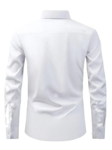 Erkek Slim Fitt Uzun Kol Gömlek 2290 BGL-ST04378 BEYAZ - XL