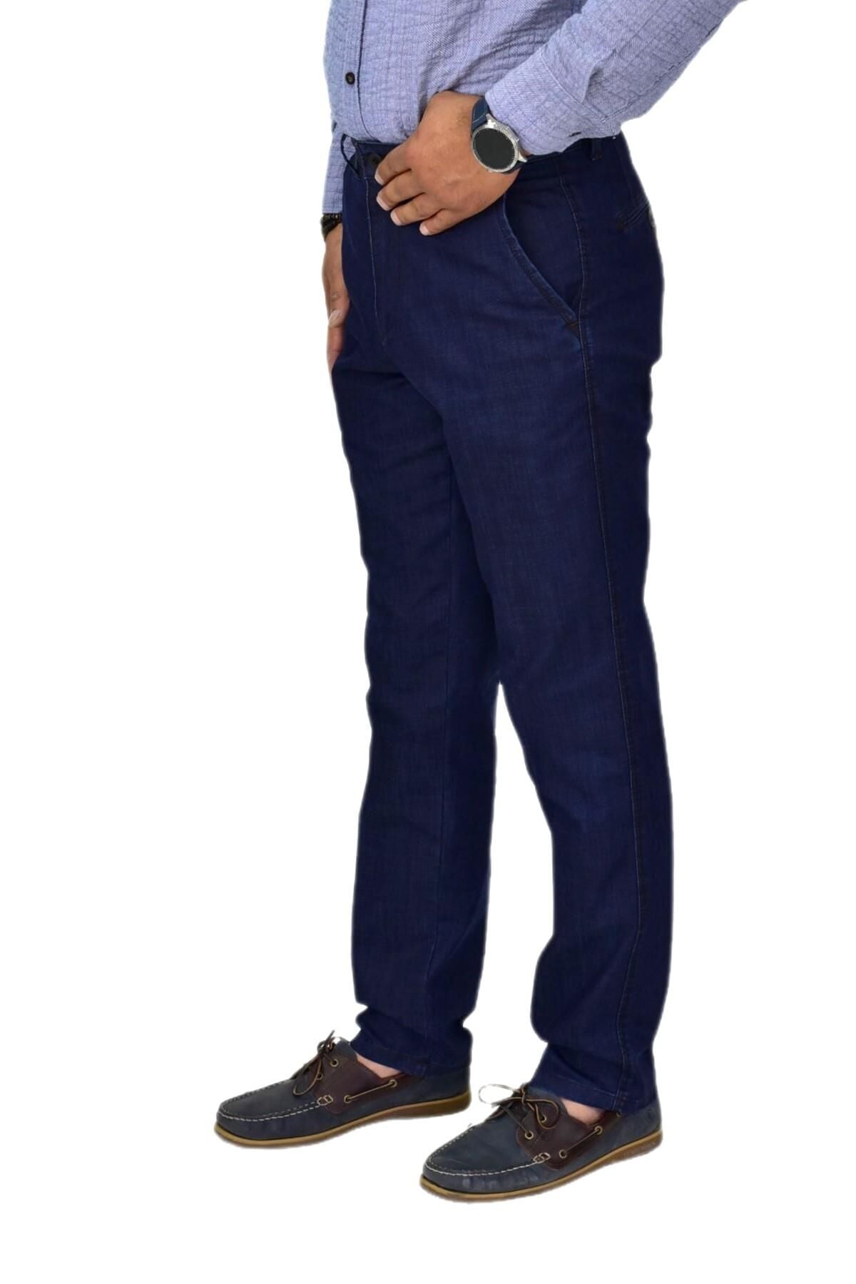 Erkek Kanvas Yazlık Pantolon Klasik 1283 BGL-ST04605 LACİVERT - 48