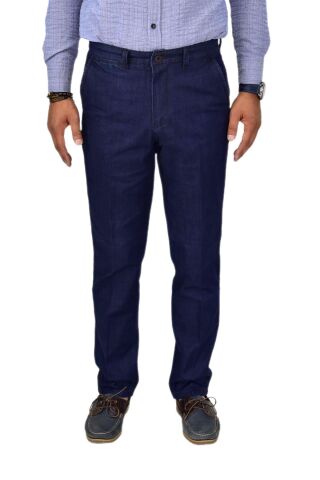 Erkek Kanvas Yazlık Pantolon Klasik 1283 BGL-ST04605 LACİVERT - 48