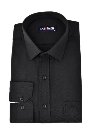 Erkek Klasik Uzun Kollu Armürlü Gömlek BGL-ST03259