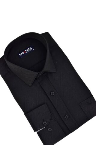 Erkek Klasik Uzun Kollu Armürlü Gömlek BGL-ST03259